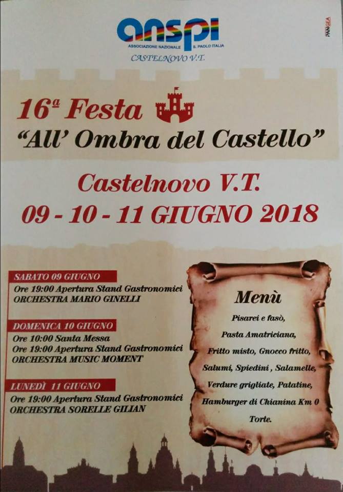 Festa all'ombra del Castello 2018