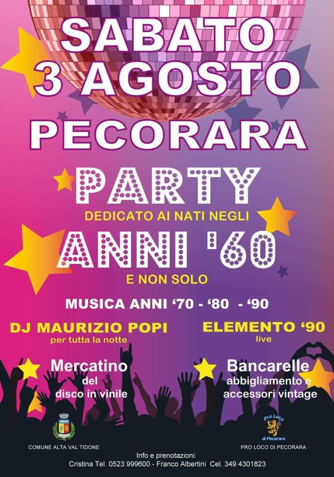 Festa Anni '60 - Pecorara