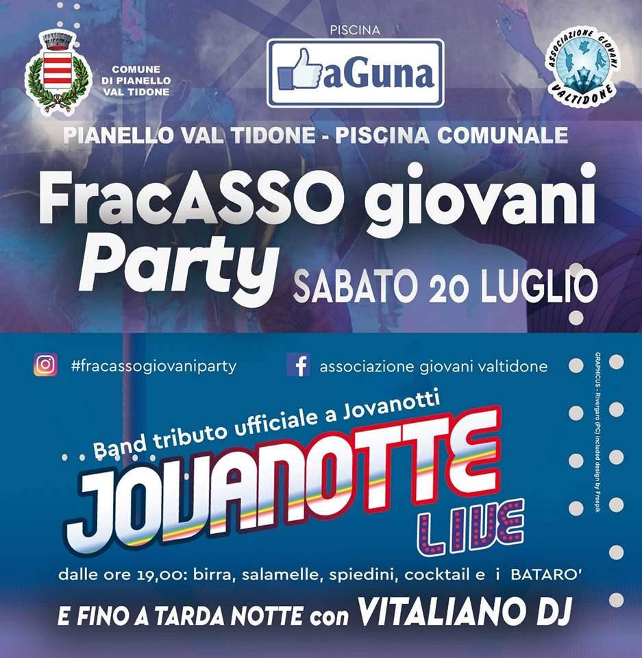 FracASSO Giovani party Pianello Val Tidone