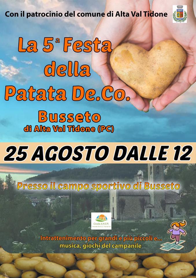 Festa della patata De.Co. a Busseto di Pecorara