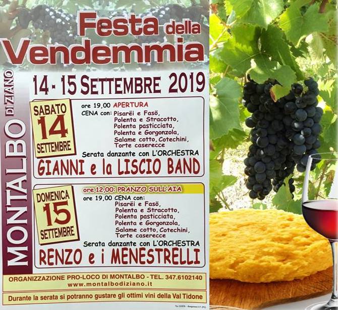 Festa della vendemmia Montalbo