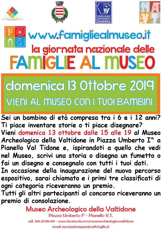 Giornata nazionale delle famiglie al Museo Museo archeologico della Val Tidone