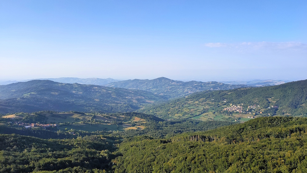 Vista dalla Pietra Corva