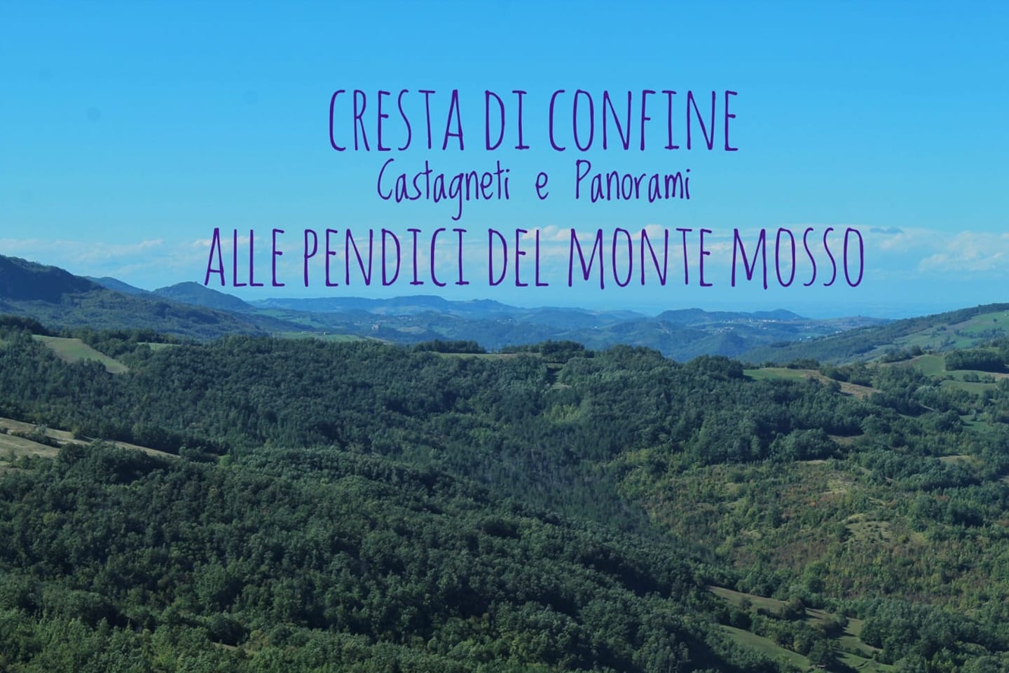 escursione monte mosso alta val tidone