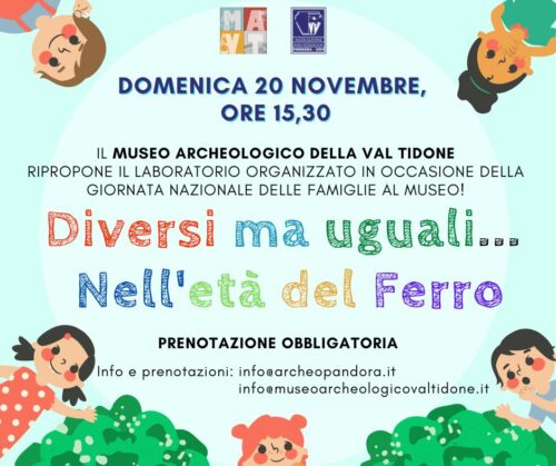 Evento "Diversi ma uguali...Nell'Età del Ferro" presso il Museo Archeologico della Val Tidone, domenica 20 novembre 2022